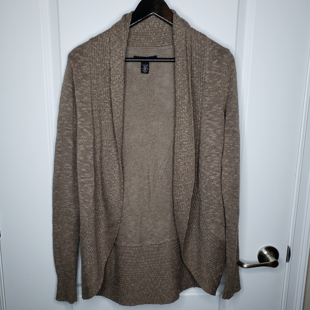 Kenneth Cole brown oversized cardigan